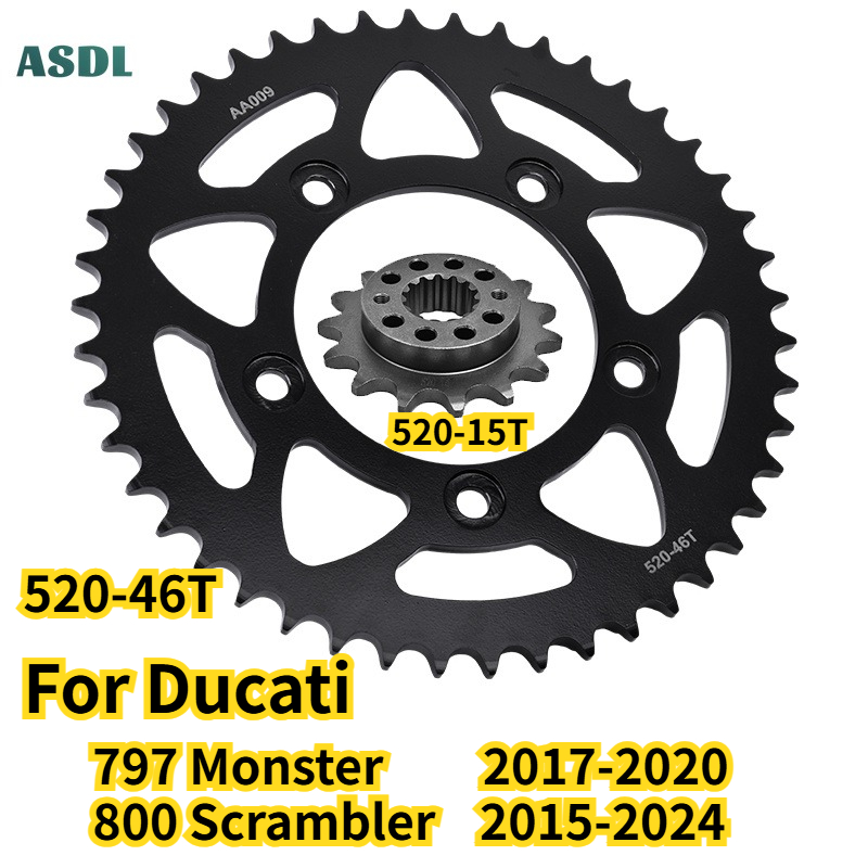Motorcycle Gear Icon - 520 46T 15T передняя и задняя