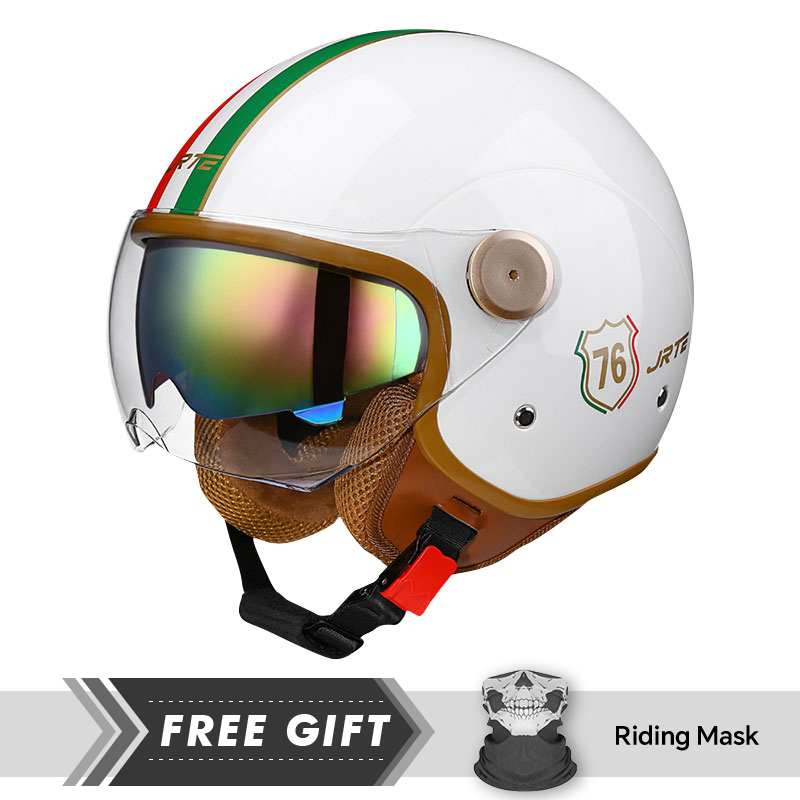 Motorcycle Gear Store - Одобренный DOT шлем с открытым лицом,